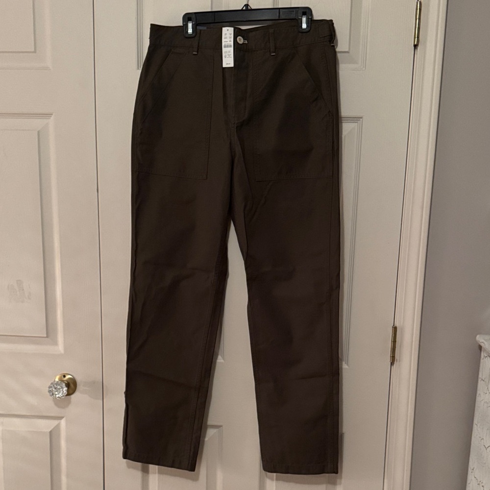 J. Crew Men's Dark Army Green Pants